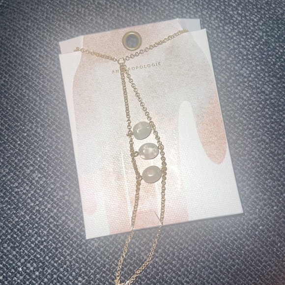 NWT anthropologie semi precious stone hand chain - Picture 3 of 5